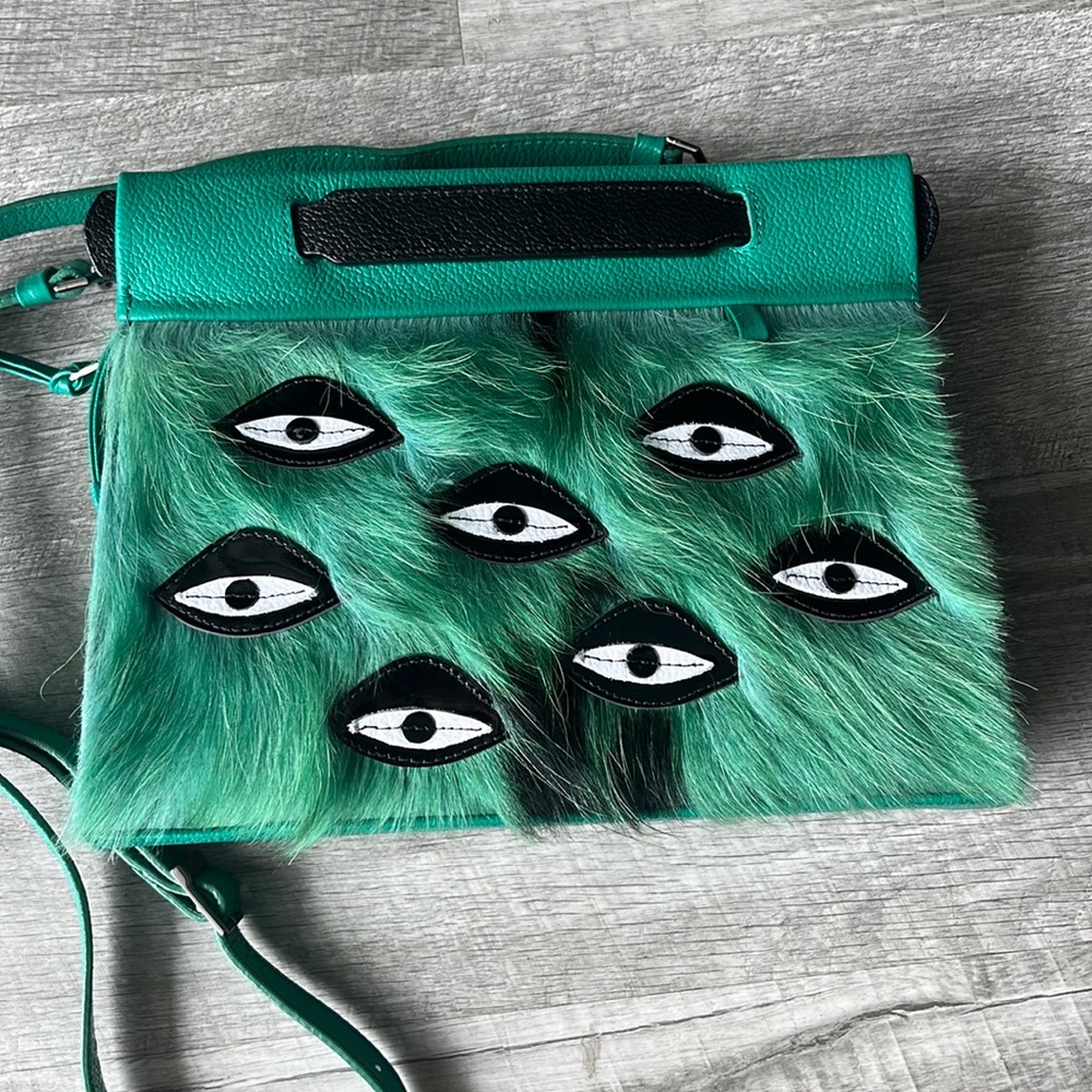 Min & Mon Vali deep green bag